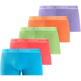 Bruno Banani Boxershorts unifarben blau/orange/grün/rot/lila S 5er Pack