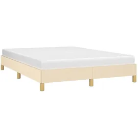vidaXL Bettgestell 140 x 200 cm Creme