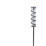 Glas-Regenmesser Outdoor, Outdoor-Wasserzähler Wass6,69 Zoll Große Kapazität Metallrahmen-Wassermesser, Abnehmbarer Regenmesser Mit Stiel, Spiralförmiger Genauer Regenmesser Für Patio Lawn Garden Deck