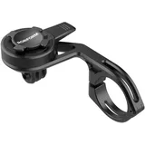 Rokform - Über die obere Fahrrad-Handyhalterung, passend für 4 Größen von 22,2–35 mm, Fahrradlenkerhalterung mit Drehverschluss für iPhone, Galaxy, Pixel-Hüllen oder Universal-Adapter (schwarz)