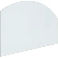 vidaXL Feuerschale, Feuerstelle Glasplatte Transparent 80 x 50 cm Glas,