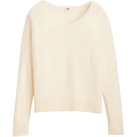 Levi's Petal Pullover Mit V-ausschnitt Neutrals / White Swan 0000 S