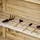 Outsunny Gartenschrank Holz Geräteschrank Schrank mit 2 Einlegeböden Natur 83 x 40 x 92 cm
