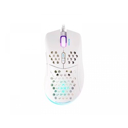 Deltaco Gaming WM75 Ultra-Light RGB Gaming-Maus - Weiss