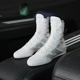 adidas Box Hog 4 Herren Cloud White/Silver Metallic/Core Black 37,5