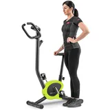 Hop-Sport Heimtrainer HS-010H Rio - Fitnessgerät für Zuhause mit praktischem Trainingscomputer, kompakte Abmessungen (Limettengrün)