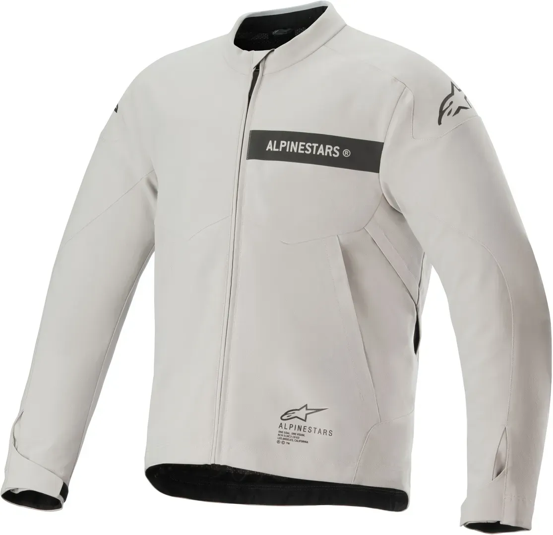 Alpinestars Aeron Motorfiets textiel jas, beige, L Voorman