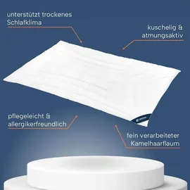 casimum Kamelhaardecke »LUXUS« – 100% Kamelhaar, Größe: 135x200