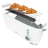 Cecotec Toaster Toast&Taste Extra W, 1000W, Doppelter XL-Schlitz für dicke Brotscheiben, Selbstzentrierungssystem, 7 Röststufen, Automatischer Auswurf, Krümelablage