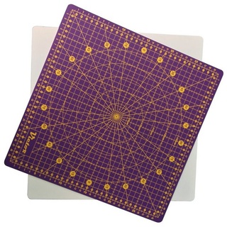 Victor drehbare schneidematte selbstheilend in 32x32cm, geignet zum nähen und basteln (Violett, 32 x 32 cm)