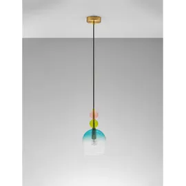 Nova Luce Murano 1-flg. Ø 16 cm mehrfarbig Glas
