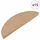 vidaXL Stufenmatten Selbstklebend 15 Stk. 56x17x3 cm Beige