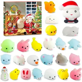 Siehe Bilder Adventskalender 2024 Weihnachts Mochi Squishies Countdown