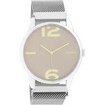 Oozoo Armbanduhr silber Metall Timepieces Damen Analog-Quarzuhr UOC10865 | Silber