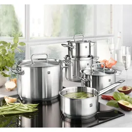 Zwilling Twin Classic Topf-Set 5-tlg. 3 x Kochtopf + Bratentopf + Stielkasserolle
