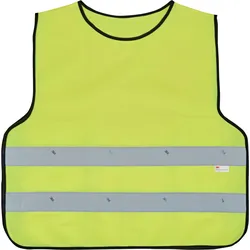 Sicherheitsweste für Erwachsene fluoreszierendes Sonnenblumenorange M/XL