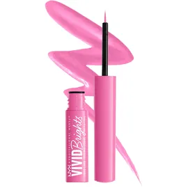 NYX Professional Makeup Vivid Brights Liquid Eyeliner Matt Bright 08 Don't Pink Twice