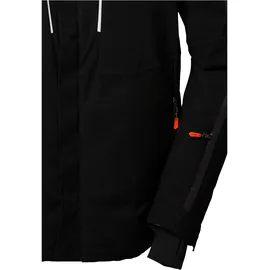 KILLTEC Herren Skijacke/Funktionsjacke mit abzippbarer Kapuze und Schneefang KSW 69 MN SKI JCKT, schwarz, 3XL,