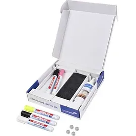 Legamaster Zubehörset für Glasboard 11-teilig Schwarz/Weiß