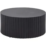 Wohnling Couchtisch Schwarz Metall 67 x 31 x 67 cm