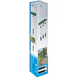 PRO PLUS Straßenbesen Teleskop mit Gartenschlauchanschluss 82,5-210,5 cm