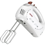 Handmixer, Edelstahlquirle, Knethaken, 5 Geschwindigkeitsstufen + Turbo 300W MPM