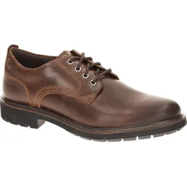 CLARKS Batcombe Tie Schuhe Dark Tan Lea 46