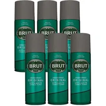 Brut Deodorant Spray 6 x 200 ml