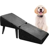 Hunderampe Sofa Bett Holz Rampe Hund Klappbar rutschfeste Hundetreppe Faltbar Multifunktionale Kätzchentreppe Für Kleine Hunde Und Verletzte Ältere Hunde Farbe Der Beine Ist Zufällig