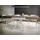 WFL GROUP Cavetta U Braun Walnuss 120-200 x 80 x 27-76 cm