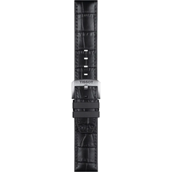 Tissot Leder  T852046761 - Genarbtes Rindsleder mit Alligatorlederoptik,schwarz