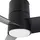 Beliani Canete Deckenventilator 0 cm Schwarz