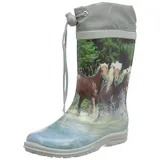 Beck Gummistiefel Pferde Mehrfarbig 35