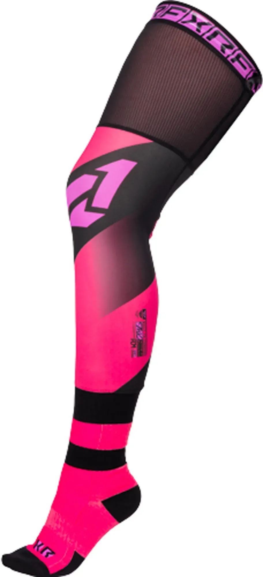 FXR Riding Motocross Socken, schwarz-pink, Größe L XL für Männer