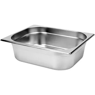 TRIZERATOP Gastro Behälter, Gastronomiebehälter Edelstahl GN 1/2 Tiefe 100mm, 325x265mm