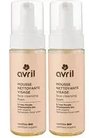 AVRIL La Mousse Nettoyante - Certifiée Bio 2x150 ml