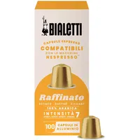 Bialetti-Kaffee Nespresso®-kompatible Kapseln – Raffinato – 100 Kapseln