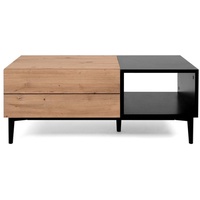 Finori Couchtisch "Emma", Artisan Oak / Schwarz