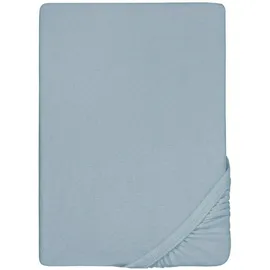 biberna 0012344 Frottee-Stretch 90 x 190 - 100 x 200 cm hellblau