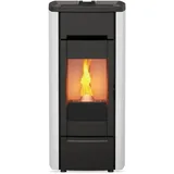 KALOR Pelletkamin | Ermetica 98 Cast Iron 10C | 9,3 kW | Weiß