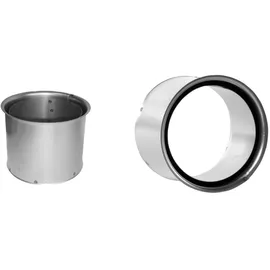 Bertrams Wandfutter doppelt - 150 - silber