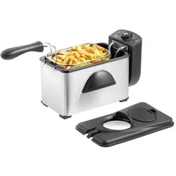 Fritteuse Edelstahl 3L
