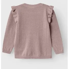NAME IT Strickjacke MMFabinne (1-tlg) Rüschen lila 86 EU