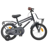 vidaXL Kinderfahrrad 16 Zoll grau