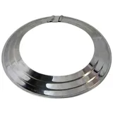 Bertrams Alu Rosette Ø 110-135 mm verstellbar mit Klammer vernickelt