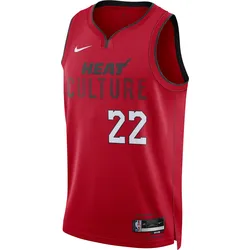 Jimmy Butler Miami Heat 2024/25 City Edition Nike Dri-FIT NBA Swingman Trikot (Herren) - Rot, M