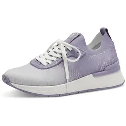 Slip-On Sneaker TAMARIS, Damen, Gr. 41, lila (lavendel), Textil, sportlich, Schuhe, Freizeitschuh, Halbschuh, Slipper mit dezentem Farbverlauf
