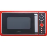 Candy Divo G20CR Flachmikrowelle mit Grill 20 L 700 W Rot, Mikrowelle, Rot