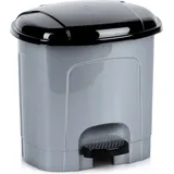 northix Tretmülleimer 3 l Grau