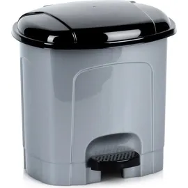 northix Tretmülleimer 3 l Grau